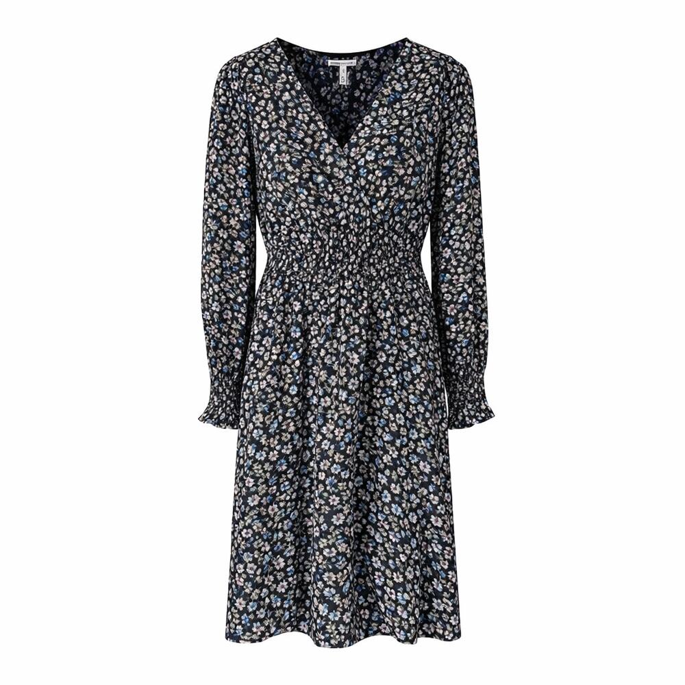 Rebecca Taylor Black Floral Dress size 6